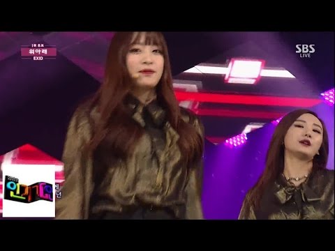 EXID 섹시한 무대 위아래 인기가요 Inkigayo 150118
