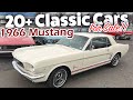 20  Classic Cars for sale 1966 Ford Mustang $SOLD Pony Interior AC P/S P/B Bob Evans Classics