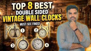 ✅ Top 8 Best Vintage Wall Clock India 2026 With Price |Double Sided Clock Review & Comparison