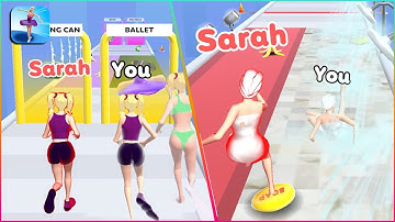 BEAUTY RACE! 👗👧👙- GAMEPLAY WALKTHROUGH! All Levels Gameplay IOS, Android