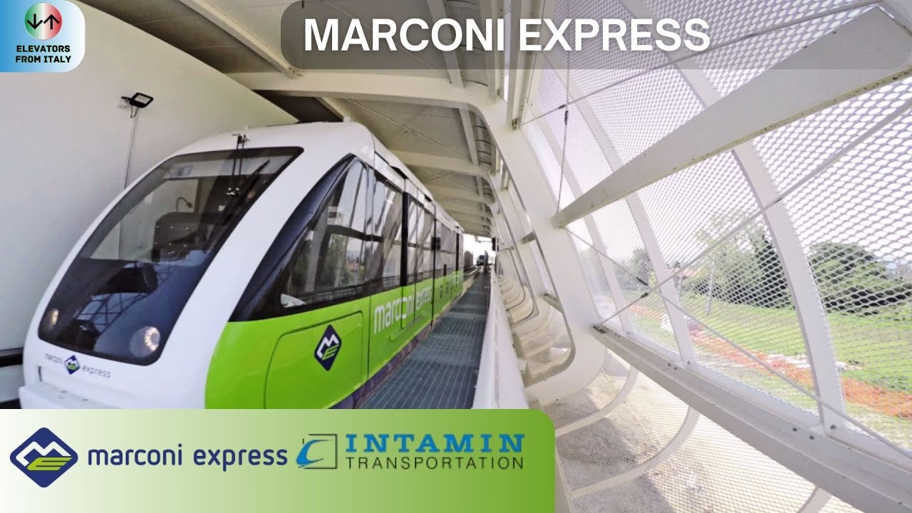 Full Ride: Marconi Express People Mover from Airport to Bologna Centrale Railway Station