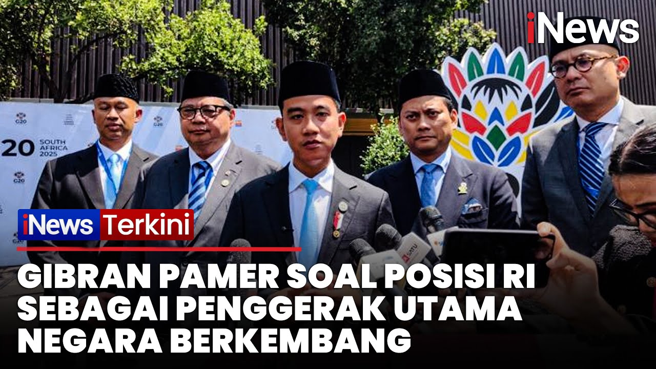 Gibran Pulang dari KTT G20, Langsung Pamer Capaian Indonesia di Panggung Global