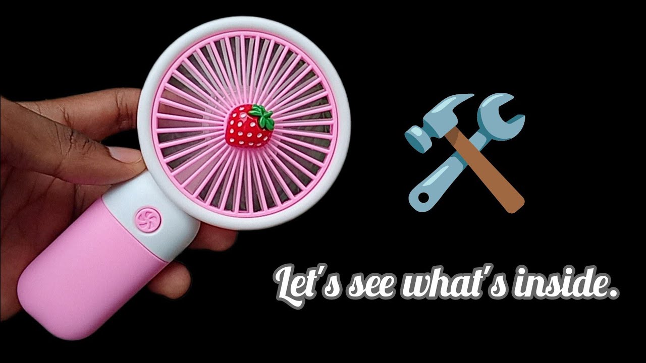 Let's see what's inside this little fan,,,,or how it works.