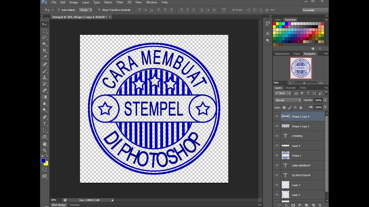 CARA MEMBUAT STEMPEL DENGAN PHOTOSHOP PDF