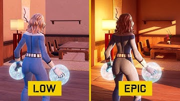 Fortnite | LOW vs EPIC Ray Tracing | PC Graphics Settings Comparison (4K)