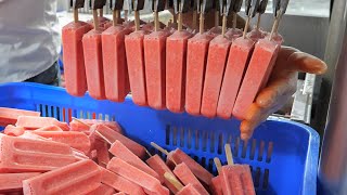 Watermelon Popsicle, Mango Popsicle, Mung Bean Popsicle / 西瓜冰棒, 芒果冰棒, 綠豆冰棒 - Taiwanese Food