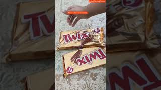 Twix Chocolate Asmr Unboxing And Review | Oddly Satisfying Video For Relaxation #Shorts