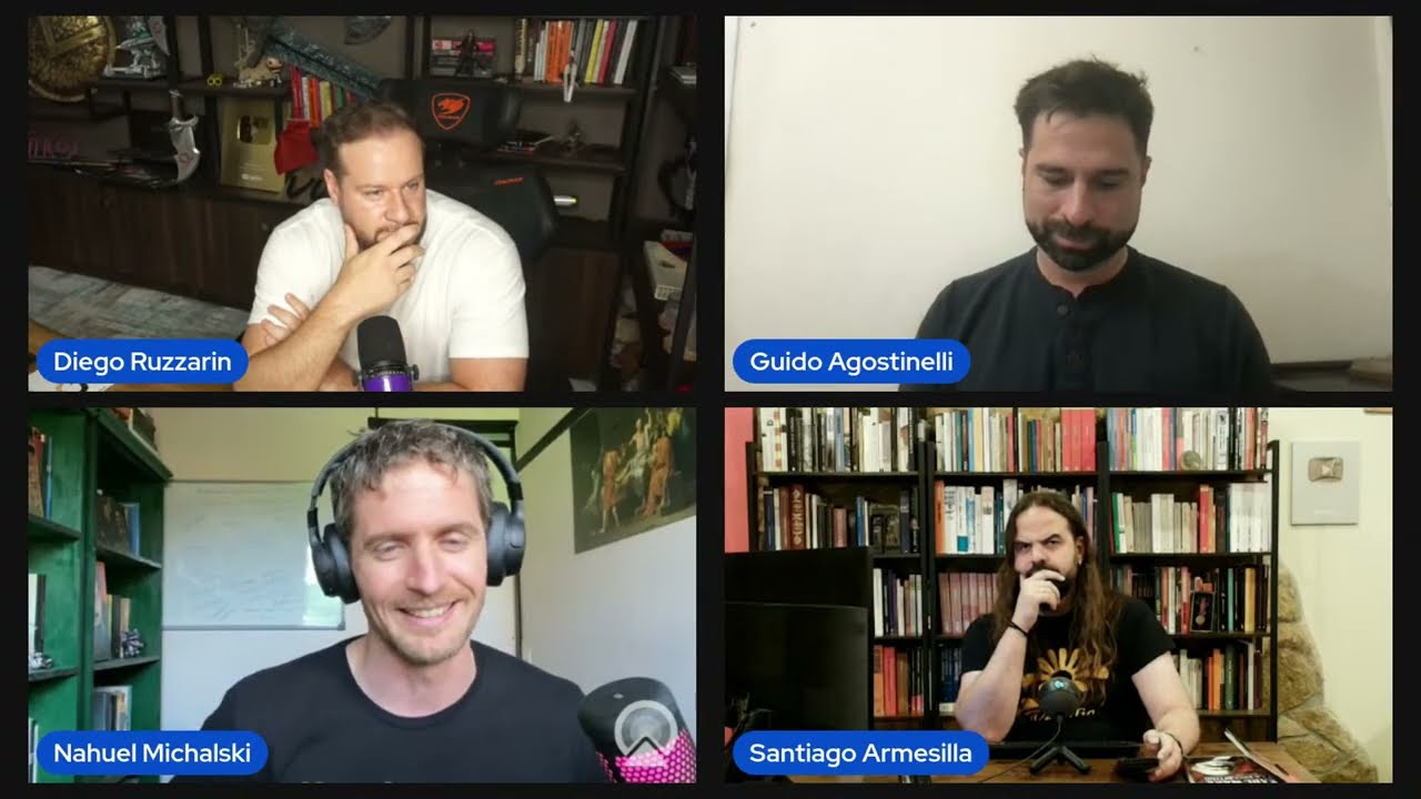 TREMENDO ENCUENTRO CON DIEGO RUZZARIN, GUIDO AGOSTINELLI Y SANTIAGO ARMESSILLA