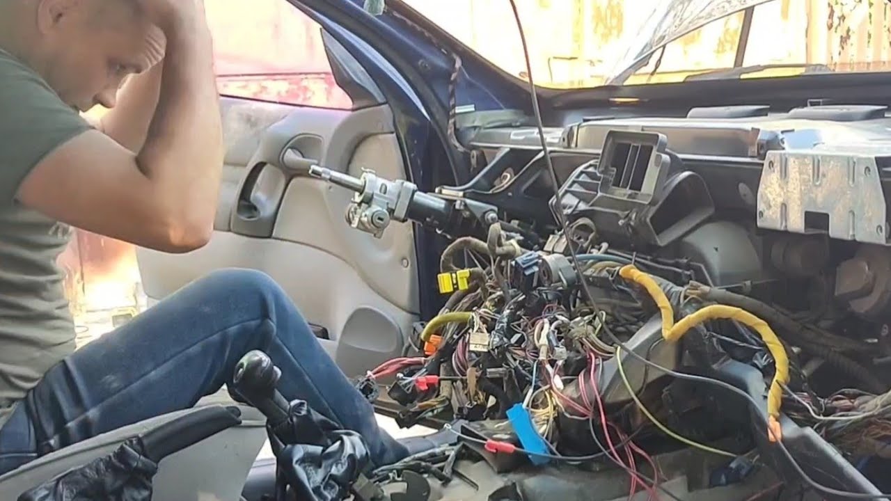 Замена радиатора печки Opel Omega B со снятием торпедо - YouTube