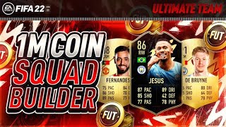 THE BEST META 1 MILLION FIFA 22 STARTER TEAM! FIFA 22 SQUAD BUILDER! (PRO)