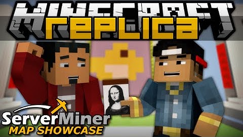 ServerMiner Map Showcase - "Replica" 1.8 Minigame!