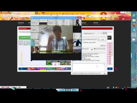 OpenMCU with 15 Point: Using Myphone3