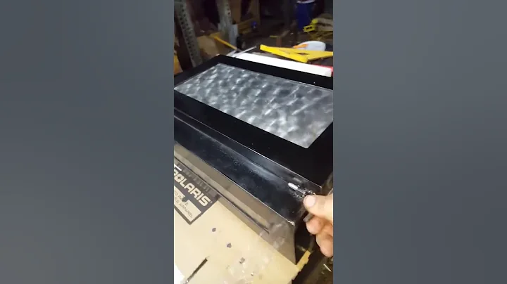 Homemade gas knife making forge.