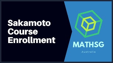 Sakamoto Course Enrollment