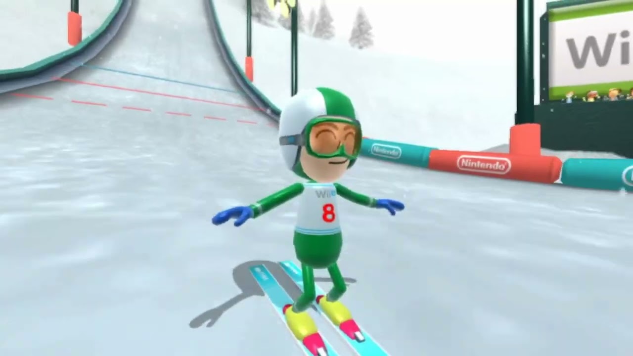 [WR] Wii Fit U Ski Jump (Beginner/Extra) 404pts/716pts