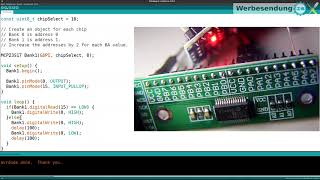 [ICStation.com] BitBastelei #278 - MCP23S17/MCP23017 IO-Multiplexer