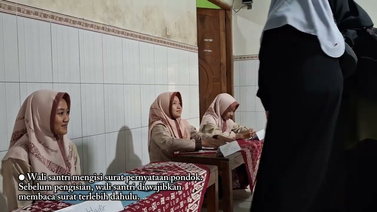 Alur pemberangkatan santri baru ponpes Darul Abror tahun ajaran 2025/2026