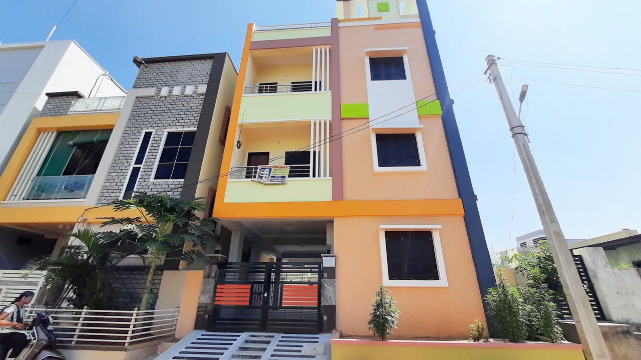 115 sq.yds west facing G+2 house for sale in hyderabad | samanagar | 26x40 size