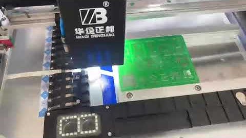 Test Video for SMT Pick and Place Machine ZB3245TSS