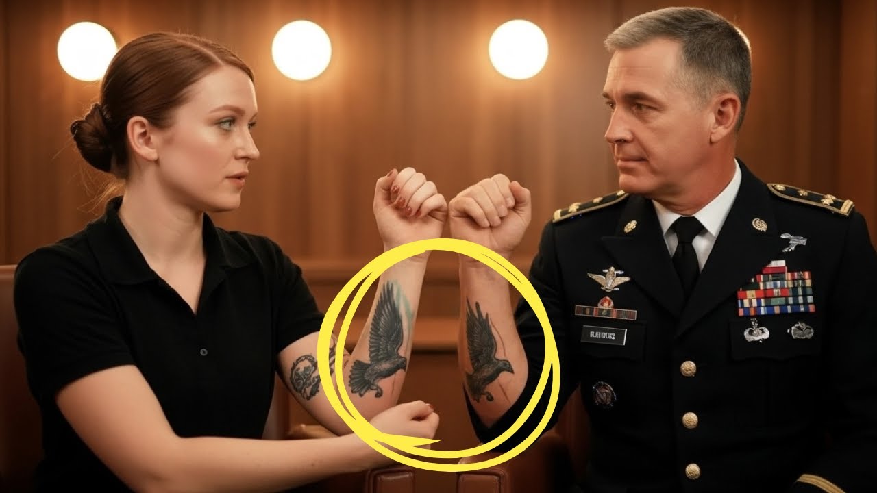 Właśnie podawała jedzenie — aż generał zauważył jej tatuaż z krukiem