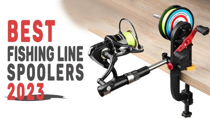How to Spool ANY Fishing Reel Using a Portable Line Spooler Winder  Tensioner