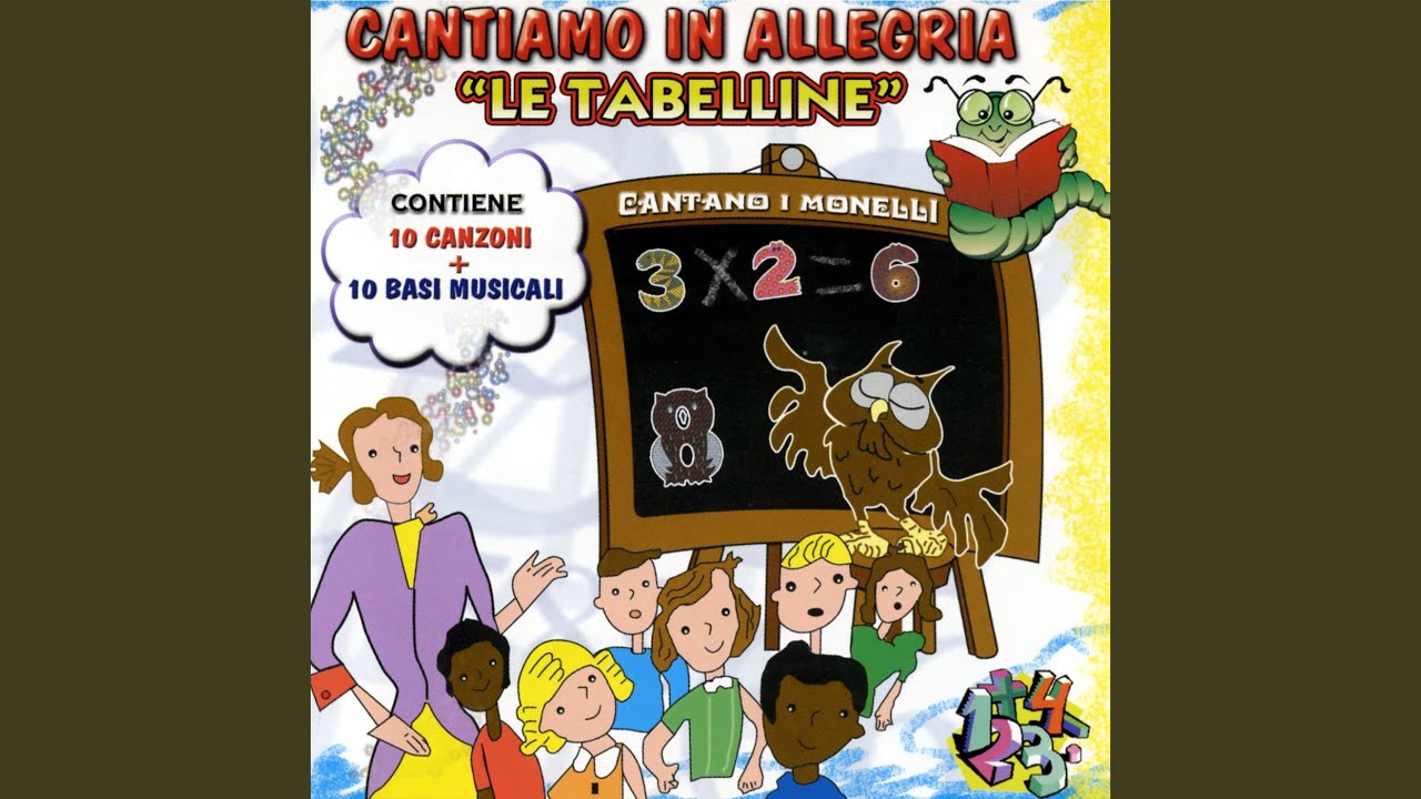 le mele canterine la canzoncina della tabellina del 2