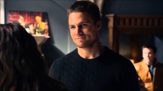 Arrow - Oliver and Thea Scene 1.01 I have something for you