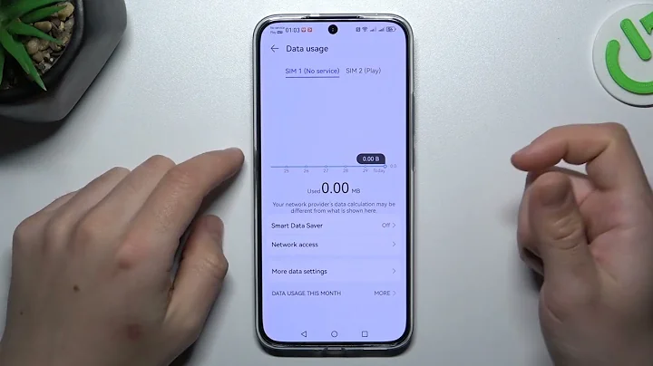 Huawei Nova 12s - How To Check Data Usage? Control Downloaded Mobile Data!