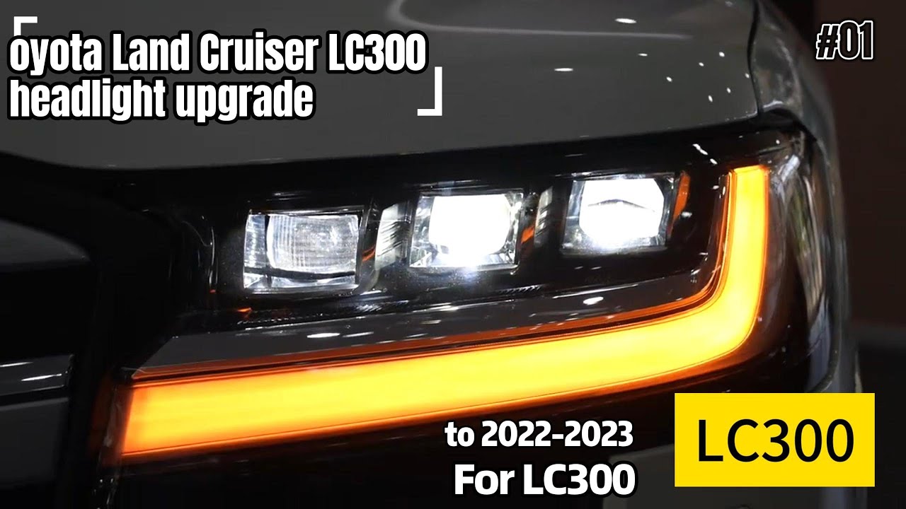 2022-2023 Toyota Land Cruiser LC300 headlight upgrade plug and play#lc300 TOYOTA LAND CRUISER 300