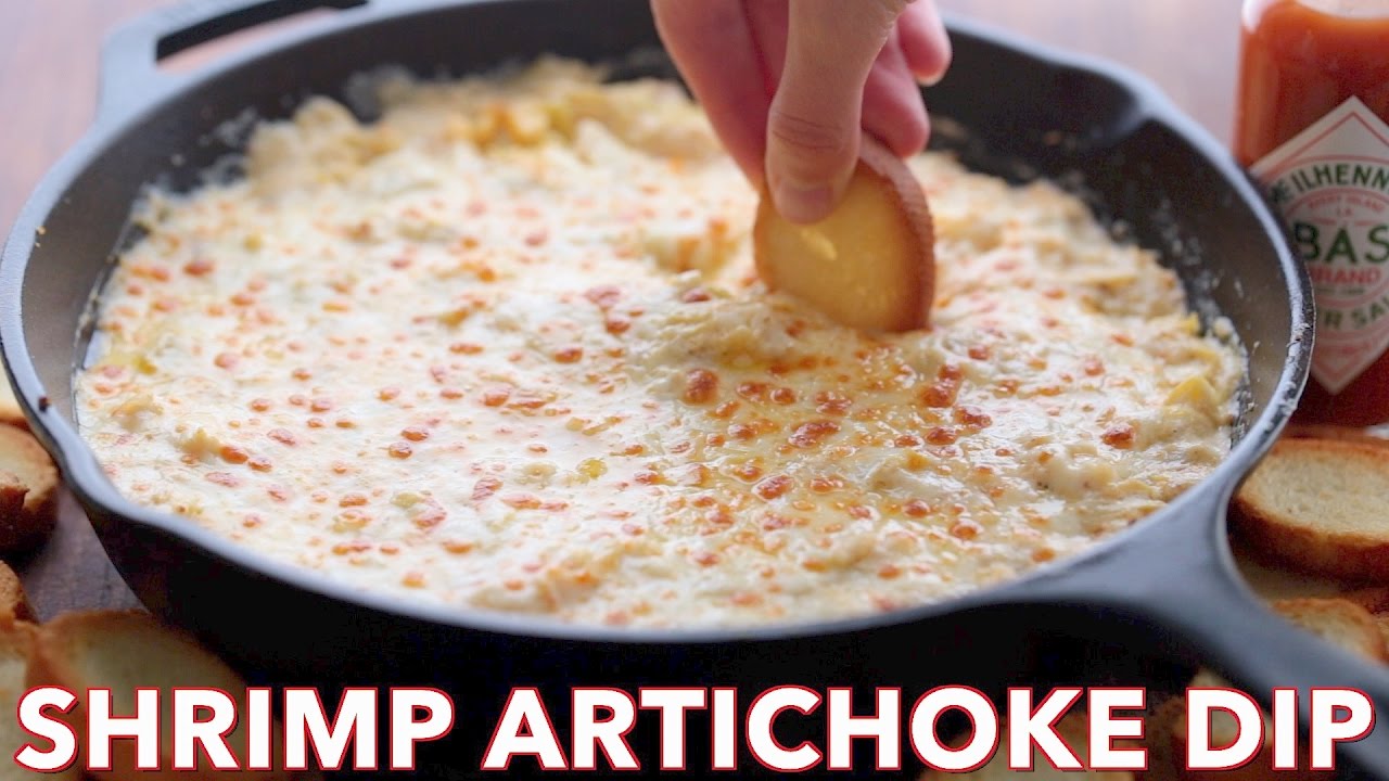 How To Make Tasty Shrimp Artichoke Dip Best Game Day Appetizer