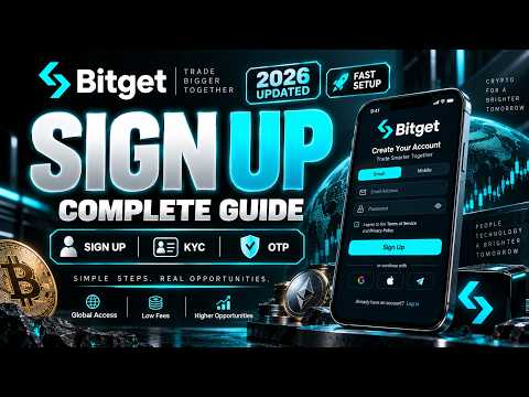 Bitget Signup & KYC Verification Tutorial