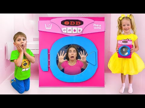 Sasha và một câu chuyện vui về một chiếc máy giặt ma thuật khổng lồ dành cho trẻ em