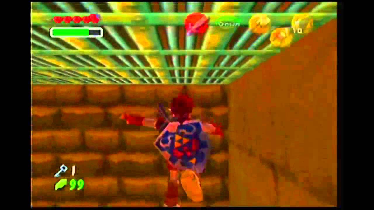 Zelda Master Quest spirit temple geyser and grate skip