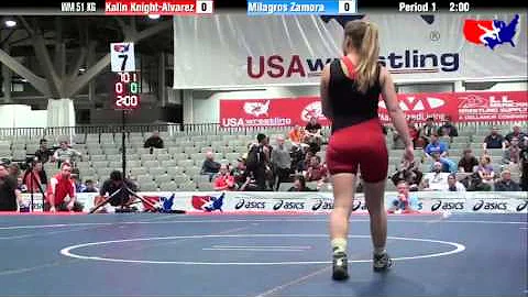 Kalin Knight-Alvarez vs. Milagros Zamora at 2013 L...