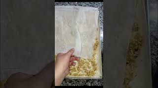 Ev Yapımı Cevizli Baklava Tarifi 🔥 Şerbeti Tam Kıvamında! #keşfet