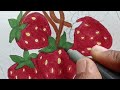 Step by Step Strawberry vein tutorial art@Abhipsa_Naik 