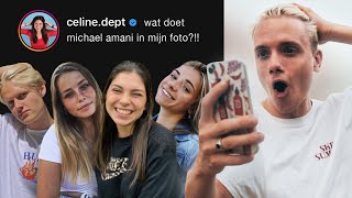 Ik photoshopte mezelf in foto's van bekende TikTokkers