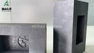 High density cast carbon graphite mold