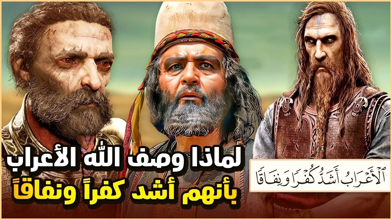 لماذا وصف الله عزوجل الاعراب بأنهم أشد كفراً ونفاقاً ؟ وماذا فعلوا مع النبي ﷺ | مرتقون وثائقية