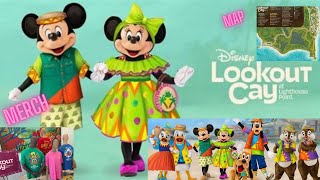 Disney’s Lookout Cay at Lighthouse Point - map - merchandise release updates