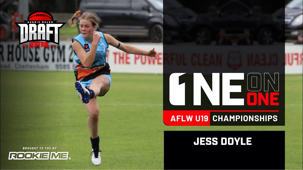 Jes Doyle 2021 AFLW U19 Championships One-on-One: Jess Doyle - YouTube