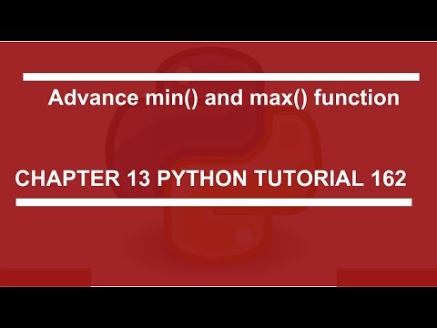 Advance min() and