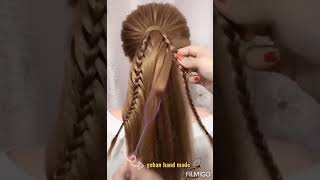 تسريحات شعر بناتي كيوت 2020 Simple and easy hairstyles