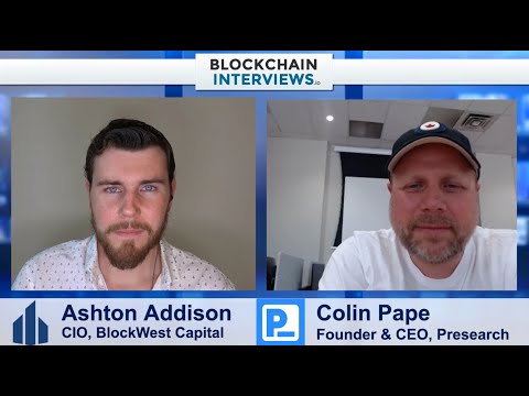 Colin Pape, The Founder & CEO of Presearch - Mainnet Announcement | Blockchain Interviews Episode cover