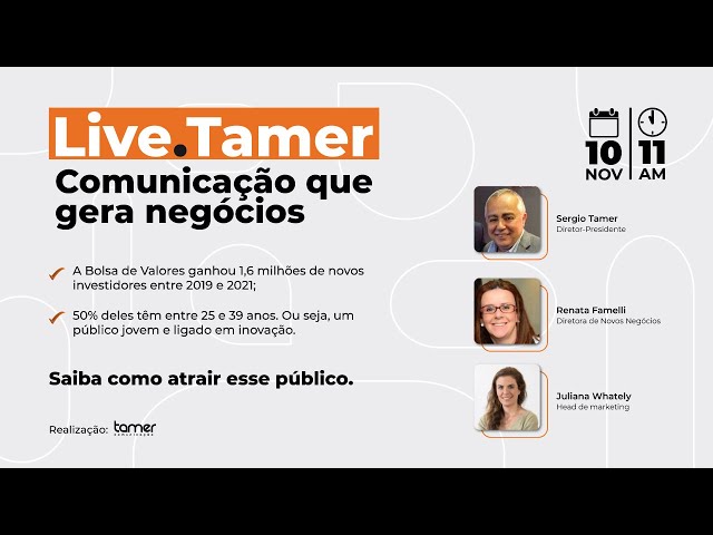 Webinar Tamer - Comunicação que gera negócios
