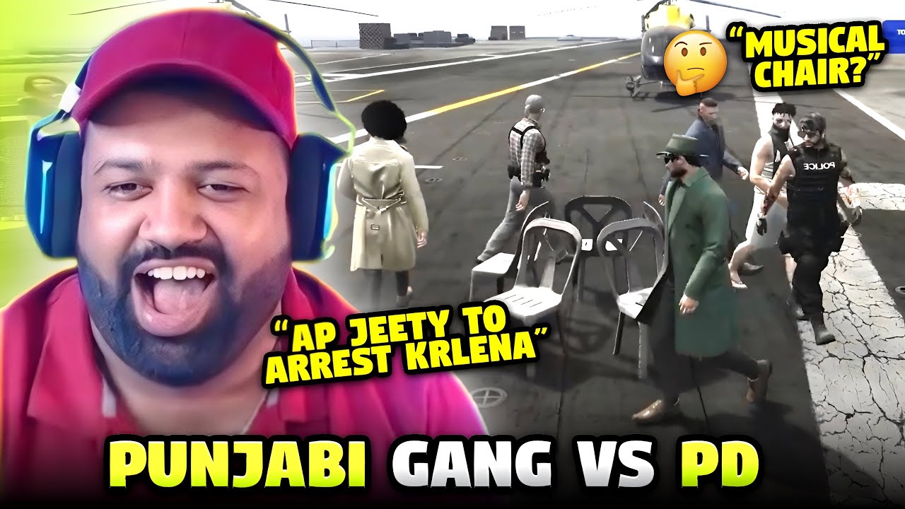 MUSICAL CHAIR WITH PD😂 GTA RP BULLET PUNJABI YouTube