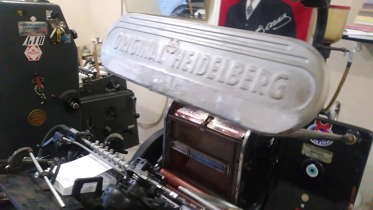 SELCAN MATBAA REKLAM Bergama Heidelberg Tipo numarator basımı