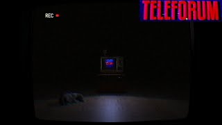 TELEFORUM found-footage-styled horror game (VHS Visual Style)