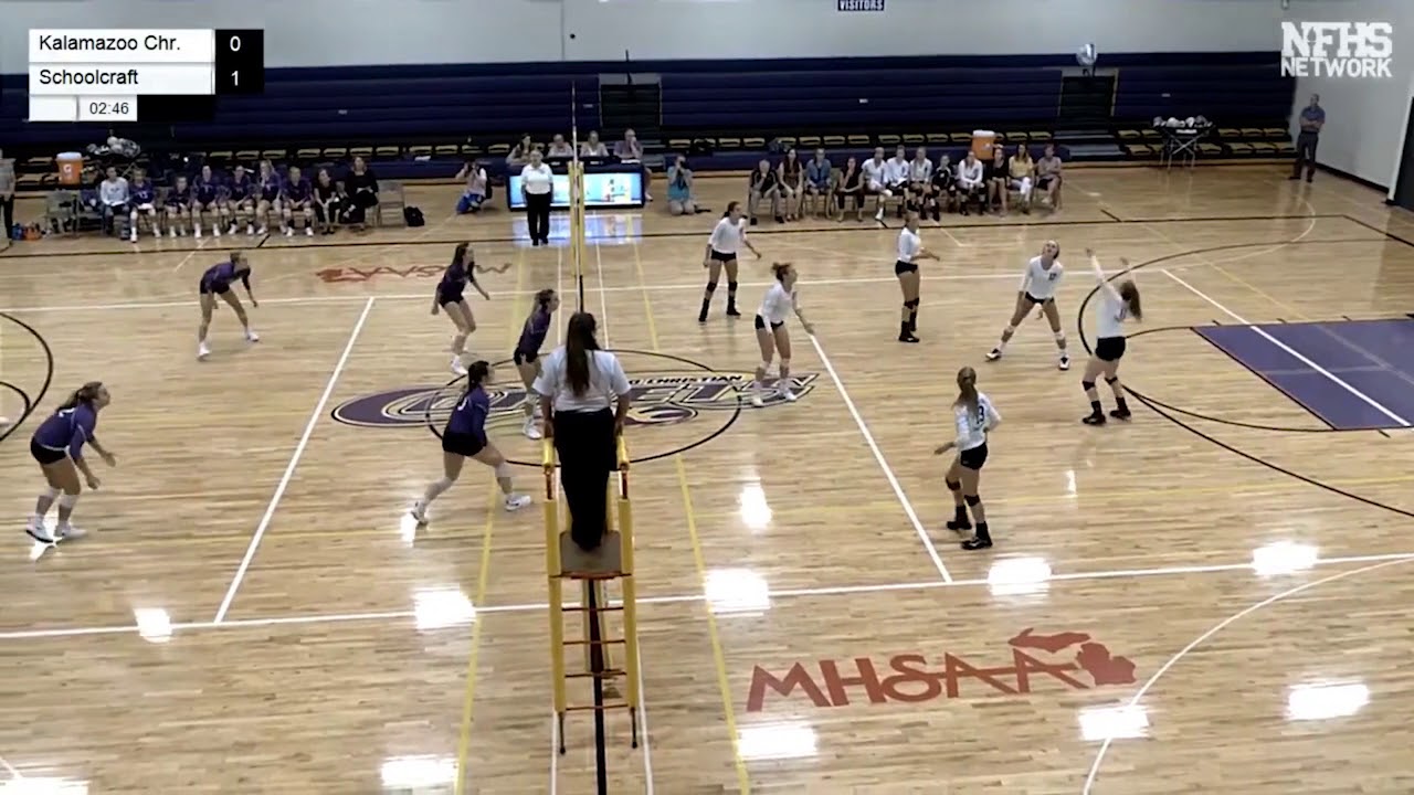 Schoolcraft at Kalamazoo Christian |  Volleyball | STATE CHAMPS! Michigan