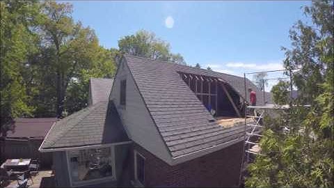 Timelaps of dormer construction